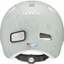 Uvex Rush Visor Visier Fahrradhelm - Papyrus Grey Mat -Fahrradhelme mit Beleuchtung Verkäufe uvex rush visor Visier Fahrradhelm mit Ruecklicht papyrus grey mat 3
