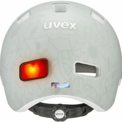 Uvex Rush Visor Visier Fahrradhelm - Papyrus Grey Mat -Fahrradhelme mit Beleuchtung Verkäufe uvex rush visor Visier Fahrradhelm mit Ruecklicht papyrus grey mat 4